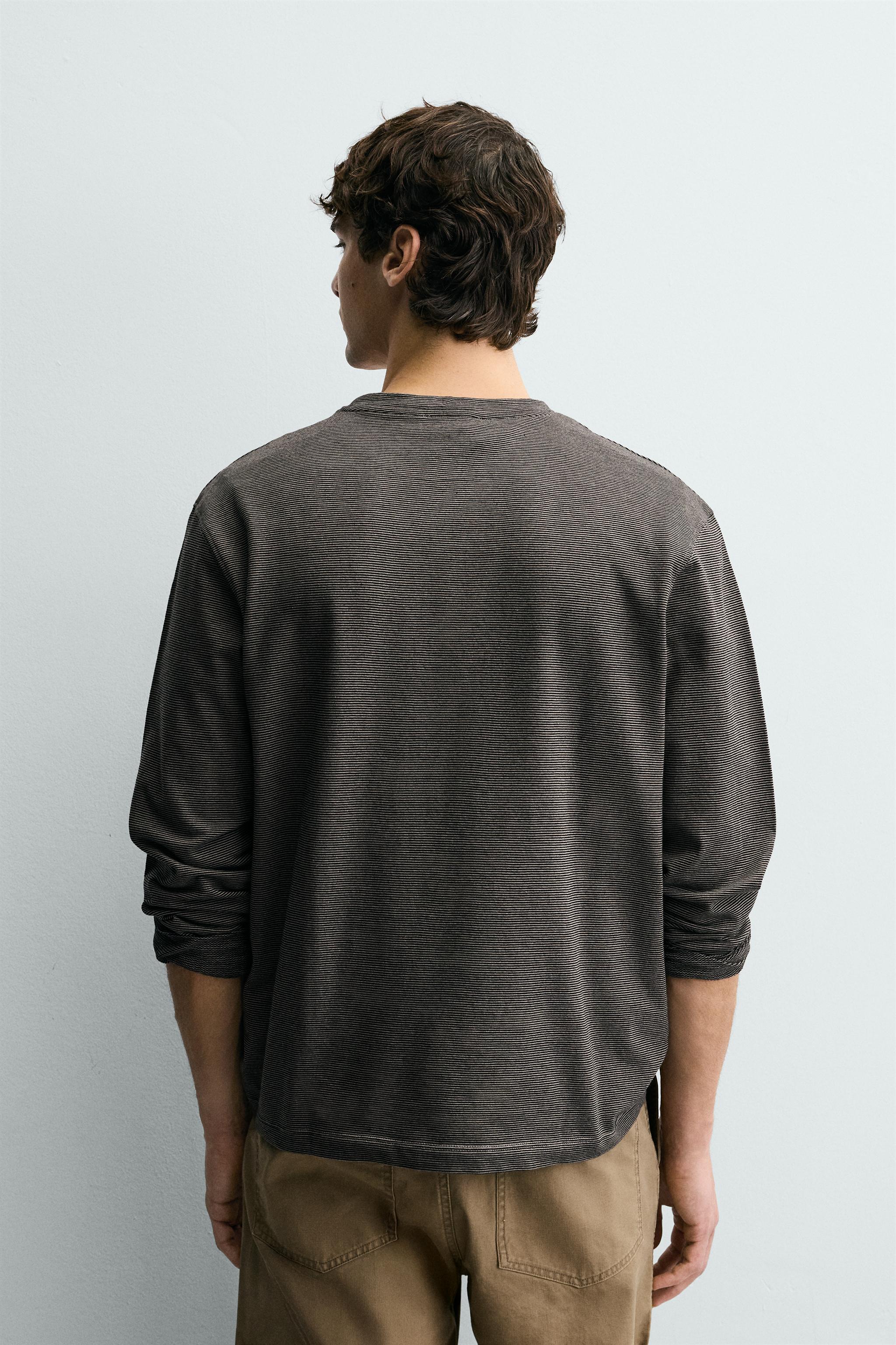 STRIPED LONG SLEEVE T-SHIRT
